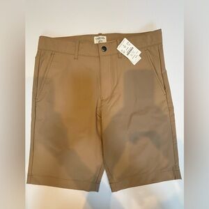 Tan Crewcuts Boys Performance Active Shorts Size 12